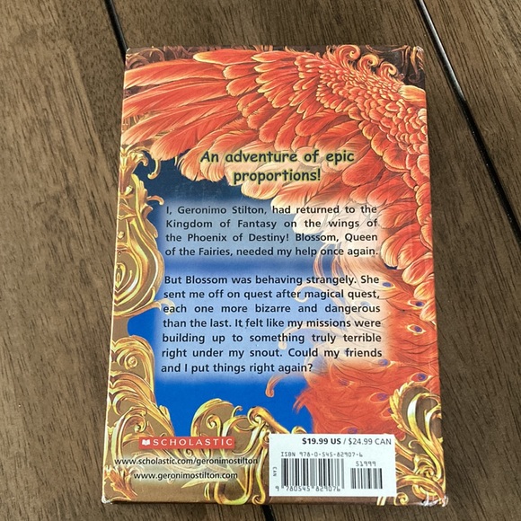 Geronimo Stilton the Phoenix of Destiny ~ used hardcover book - Picture 3 of 6